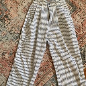 Striped Wide Leg Pants